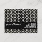 テクスチャバンドV2 – ハニカムウォーム 名刺 (裏面)