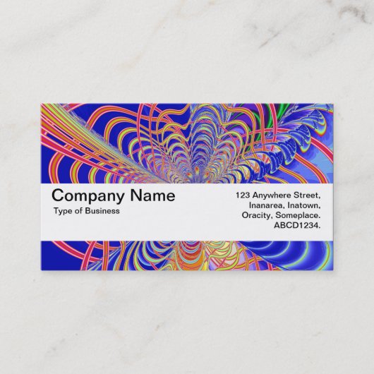 テクスチャバンドV2 – フラクタル抽象芸術061012d 名刺 (正面)