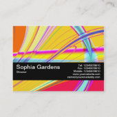 テクスチャバンドV2 – フラクタル抽象芸術061012e 名刺 (裏面)