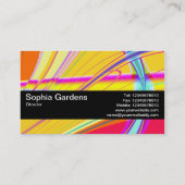 テクスチャバンドV2 – フラクタル抽象芸術061012e 名刺 (裏面)