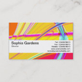 テクスチャバンドV2 – フラクタル抽象芸術061012e 名刺 (裏面)