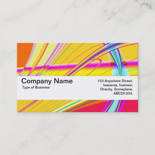 テクスチャバンドV2 – フラクタル抽象芸術061012e 名刺 (正面)