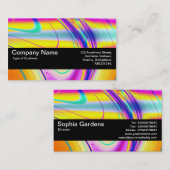 テクスチャバンドV2 – フラクタル抽象芸術061012f 名刺 (正面/裏面)