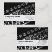 テクスチャバンドV2 -ヴィンテージタイプライタ 名刺 (正面/裏面)