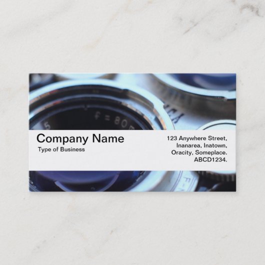 テクスチャバンドV2 -ヴィンテージTLRカメラ 名刺 (正面)