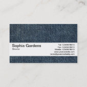 テクスチャバンドV2 – 古いブルージーンズ 名刺 (裏面)