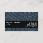 テクスチャバンドV2 – 古いブルージーンズ 名刺 (裏面)