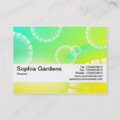 テクスチャバンドV2 -抽象芸術01 名刺 (裏面)