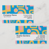 テクスチャバンドV2 -抽象芸術170914 名刺 (正面/裏面)