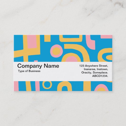 テクスチャバンドV2 -抽象芸術170914 名刺 (正面)