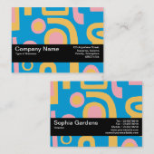 テクスチャバンドV2 -抽象芸術170914 名刺 (正面/裏面)