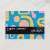 テクスチャバンドV2 -抽象芸術170914 名刺 (裏面)