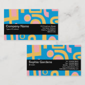 テクスチャバンドV2 -抽象芸術170914 名刺 (正面/裏面)