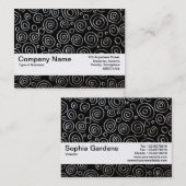 テクスチャバンドV2 -抽象芸術181112 – エキゾチック金属 名刺 (正面/裏面)