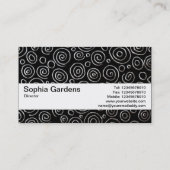 テクスチャバンドV2 -抽象芸術181112 – エキゾチック金属 名刺 (裏面)