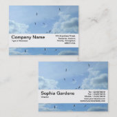 テクスチャバンドV2 – 空とシーグル 名刺 (正面/裏面)