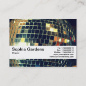 テクスチャバンドV2 -鏡ボール 名刺 (裏面)