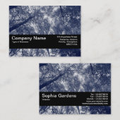 テクスチャバンドV2 – 青い秋 名刺 (正面/裏面)
