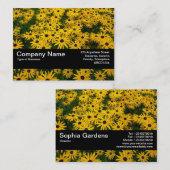 テクスチャバンドV2 – 黒い目のサザンズ(Rudbeckia Hir) 名刺 (正面/裏面)