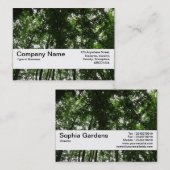 テクスチャバンドV2 - Woodland Canopy 01 名刺 (正面/裏面)