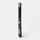 テクスチャパターンエイリアンロケット宇宙 Case-Mate iPhoneケース (裏面/左)