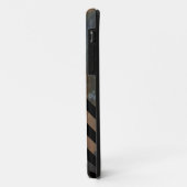 テクスチャパーソナライズされた上のモノグラムのシェブロン Case-Mate iPhoneケース (裏面/左)