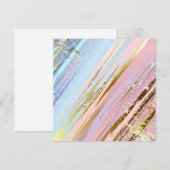 テクスチャピンクの背景 アドバイスカード (正面/裏面)