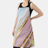 テクスチャピンクの背景 エプロン (インサイチュ)