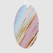 テクスチャピンクの背景 オーナメント (正面)