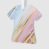 テクスチャピンクの背景 オーナメント (正面)