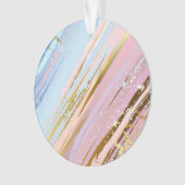 テクスチャピンクの背景 オーナメント (正面)