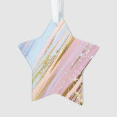 テクスチャピンクの背景 オーナメント (正面)