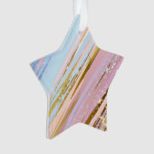 テクスチャピンクの背景 オーナメント (正面)