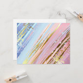 テクスチャピンクの背景 カード (正面/裏面インサイチュ)