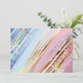 テクスチャピンクの背景 カード (スタンド正面)