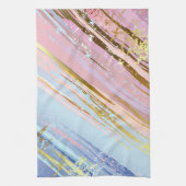 テクスチャピンクの背景 キッチンタオル (縦)