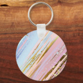 テクスチャピンクの背景 キーホルダー (正面)