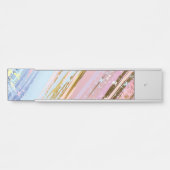 テクスチャピンクの背景 サインプレート (正面)