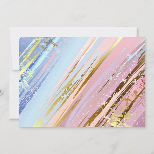 テクスチャピンクの背景 サンキューカード (正面)