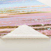 テクスチャピンクの背景 シェルパブランケット (3/4)