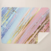 テクスチャピンクの背景 シェルパブランケット (正面(横))