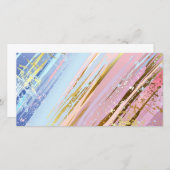 テクスチャピンクの背景 シーズンカード (正面/裏面)