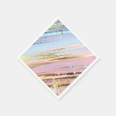 テクスチャピンクの背景 スタンダードカクテルナプキン (角)