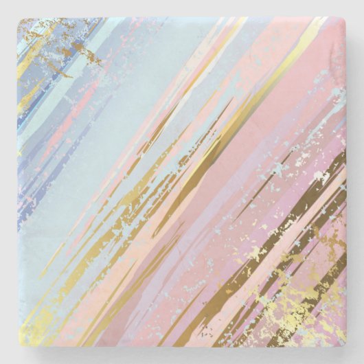 テクスチャピンクの背景 ストーンコースター (正面)