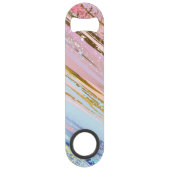 テクスチャピンクの背景 スピード栓抜き (裏面)