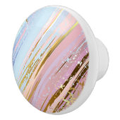 テクスチャピンクの背景 セラミックノブ (右)