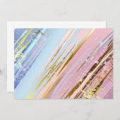 テクスチャピンクの背景 セーブザデート (正面/裏面)