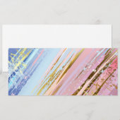 テクスチャピンクの背景 セーブザデート (正面/裏面)