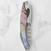 テクスチャピンクの背景 ソムリエナイフ (裏面)