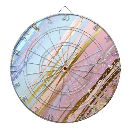 テクスチャピンクの背景 ダーツボード (正面)